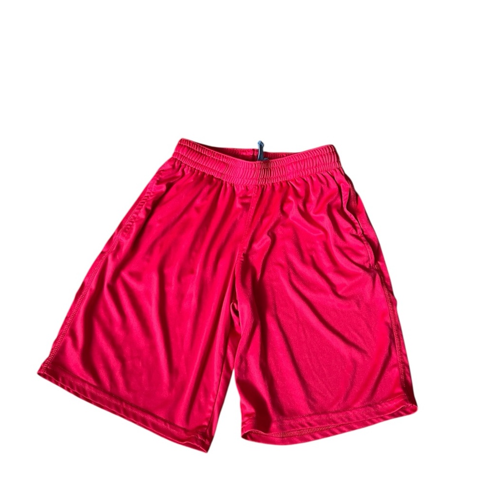 🔴CAT & JACK: Boy size M, red athletic shorts w/stretchy waistband, preowned🔴